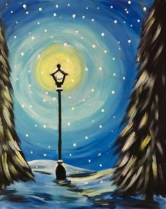 Winter Lamp; Crafter's Night