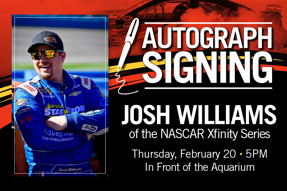Autograph Signing; Josh Williams; NASCAR