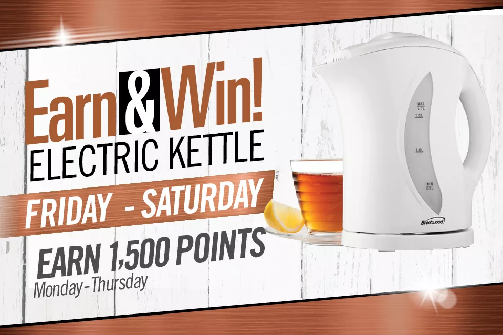Electric Kettle Silverton Casino