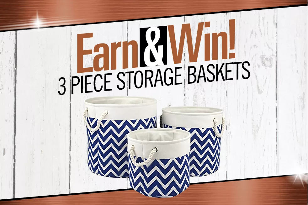 Earn & Win 3 Piece Storage Baskets