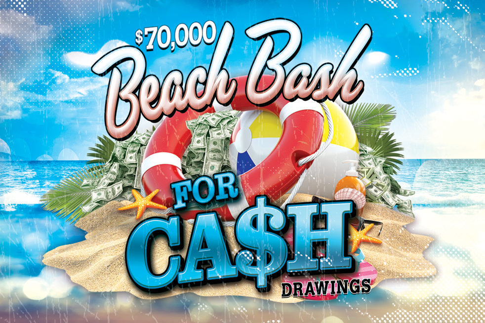 Beach Bash for Cash Drawings