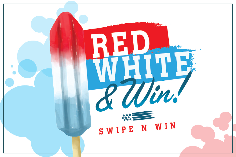 Res, White & Win Swipe N Win