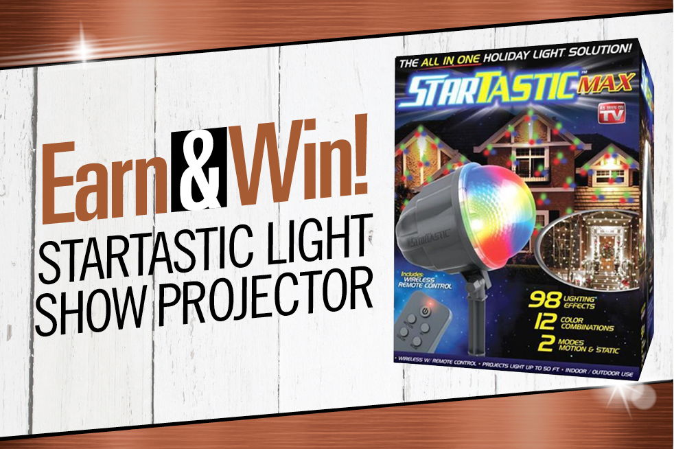 Earn & Win Startastic Light Show Projector