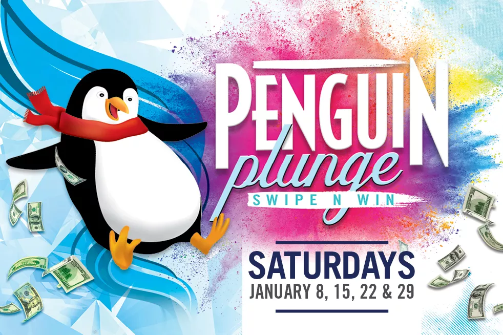 Penguin Plunge Swipe N Win