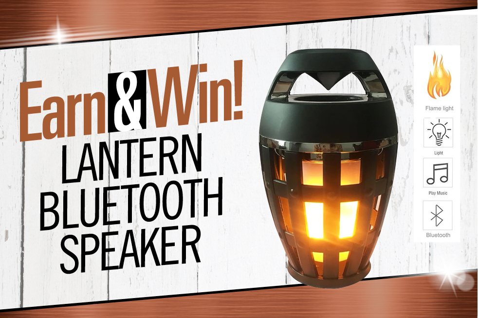 Earn and Win Lantern Bluetooth Speaker