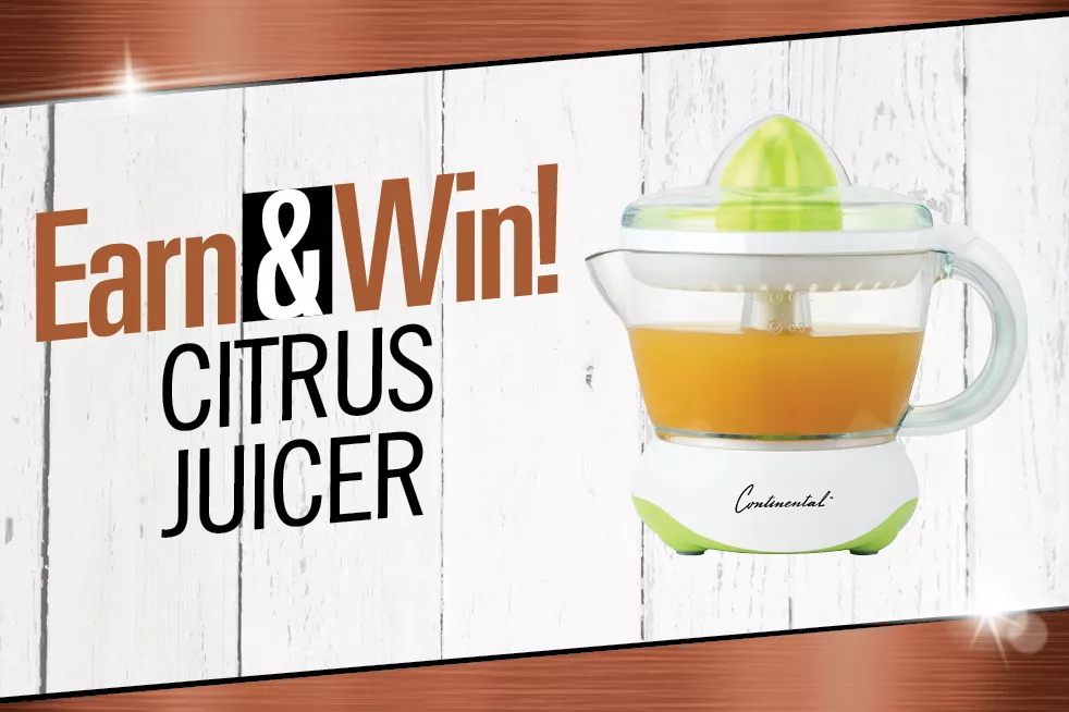 Earn & Win Citrus Juicer