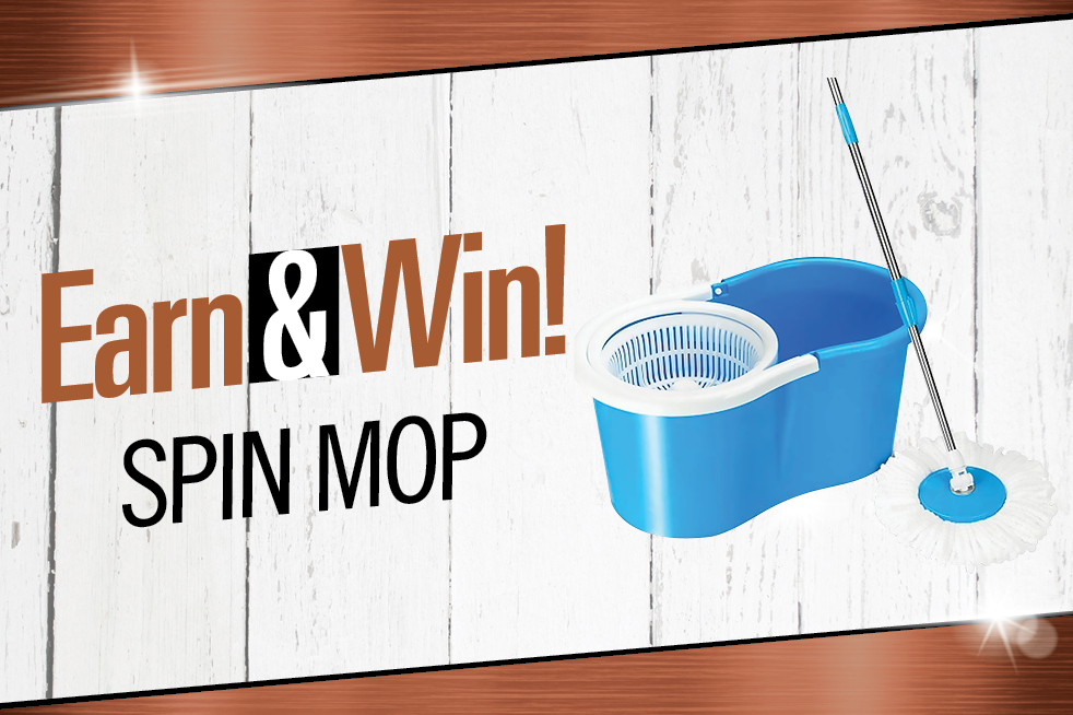 Earn and Win Spin Mop
