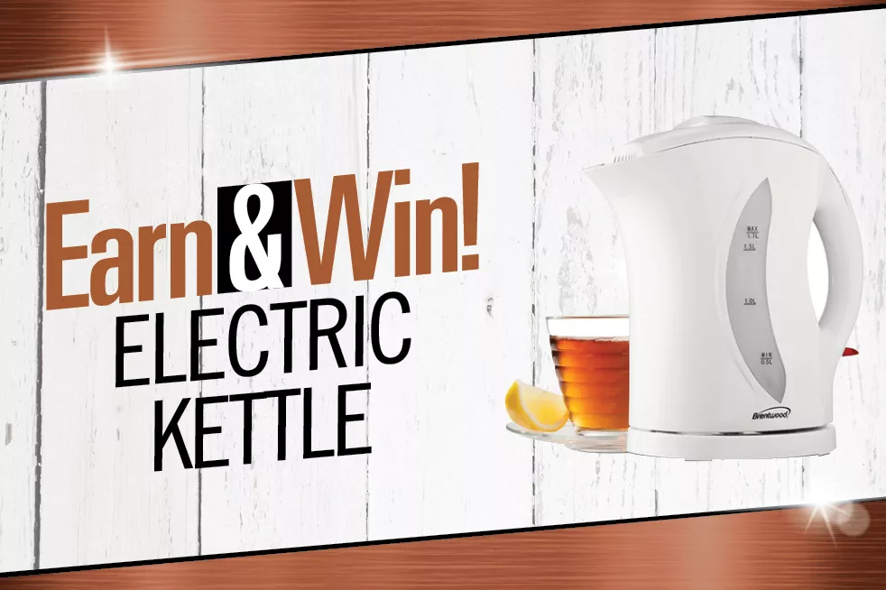 Earn & Win Electric Kettle