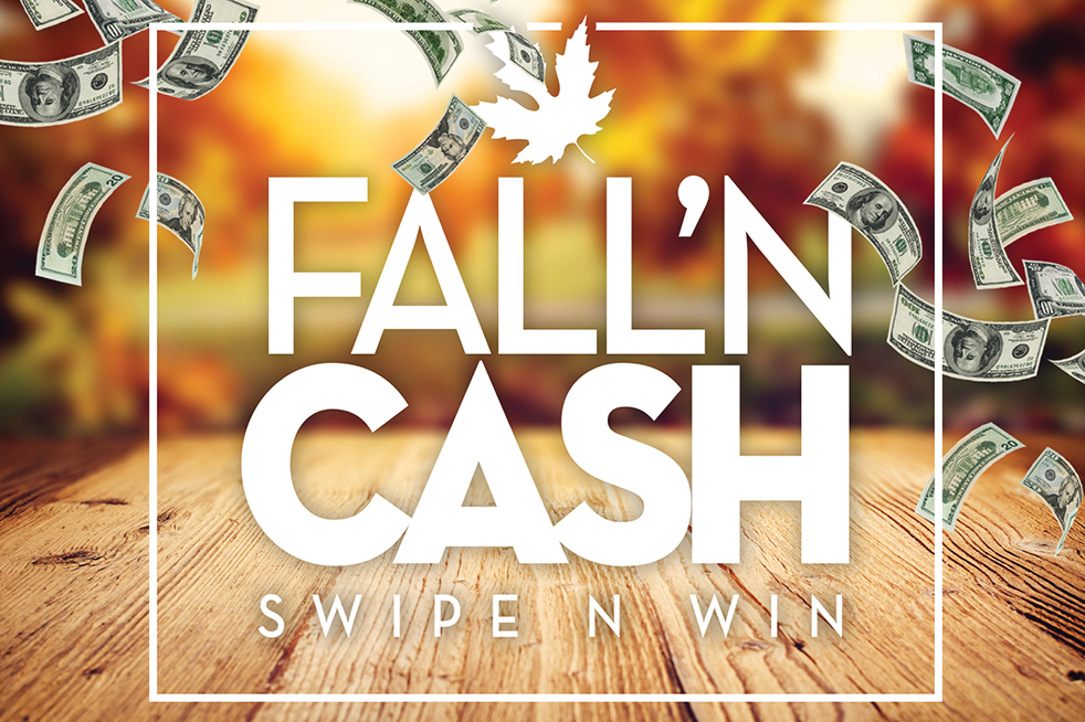 Fall'n Cash Swipe N Win