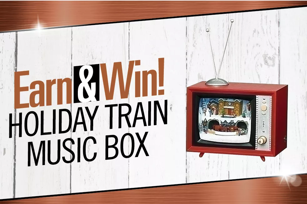 Earn & Win Holiday Train Music Box