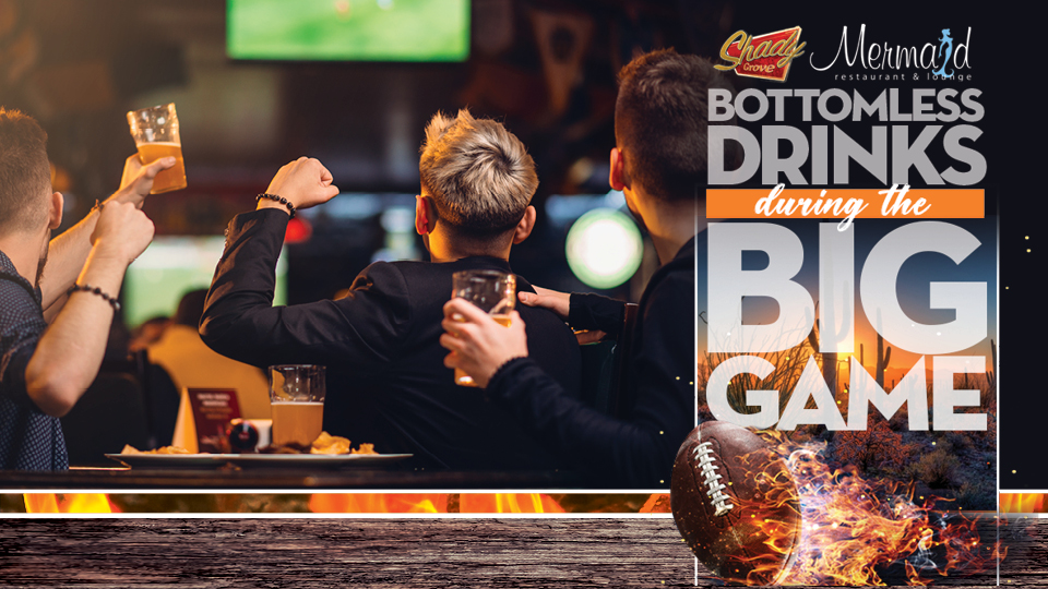 Bottomless Drinks During the Big Game