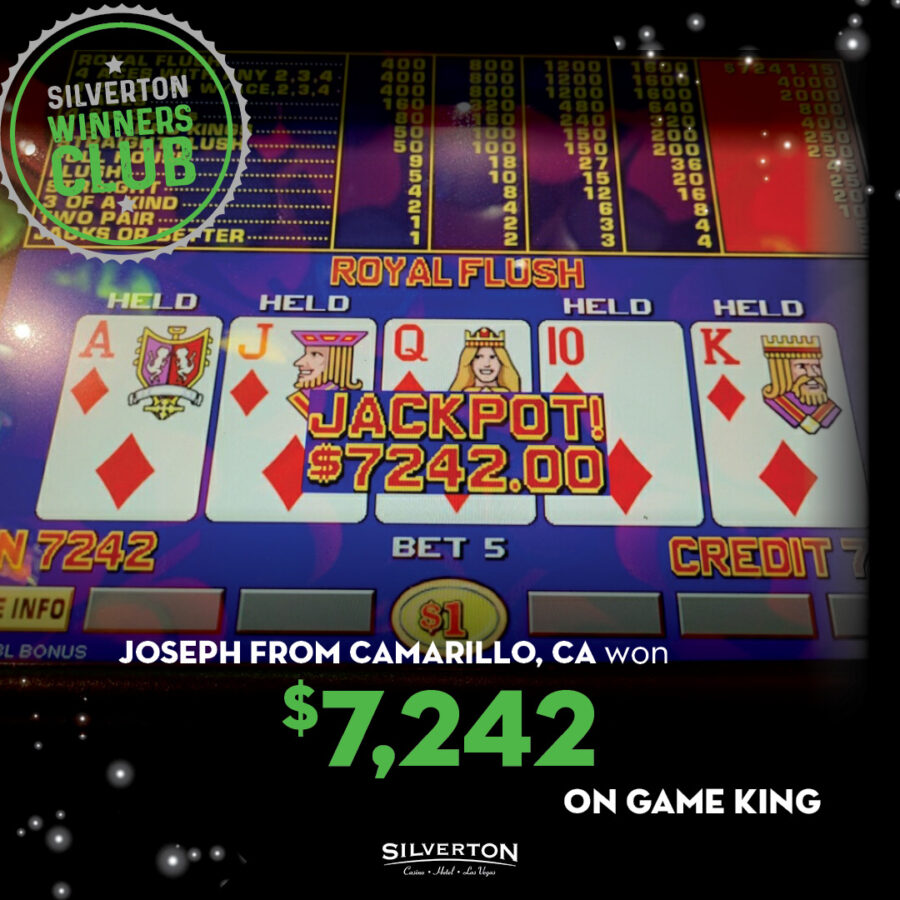 March Winners Club Joseph