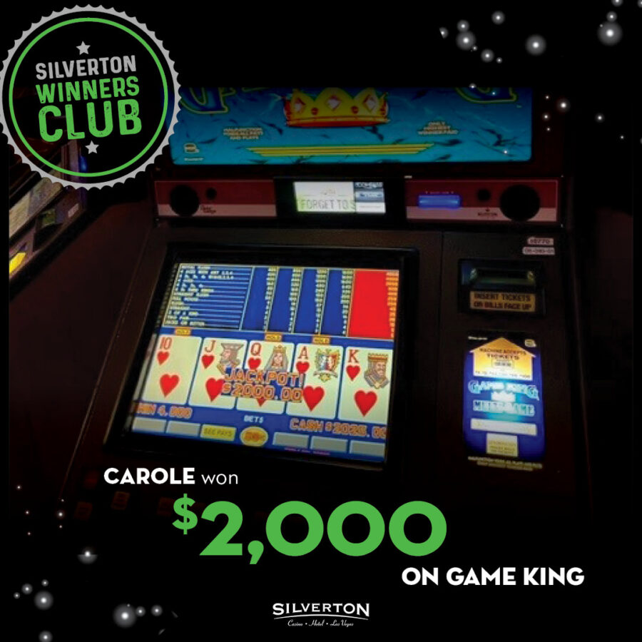 April Winners Club Carole