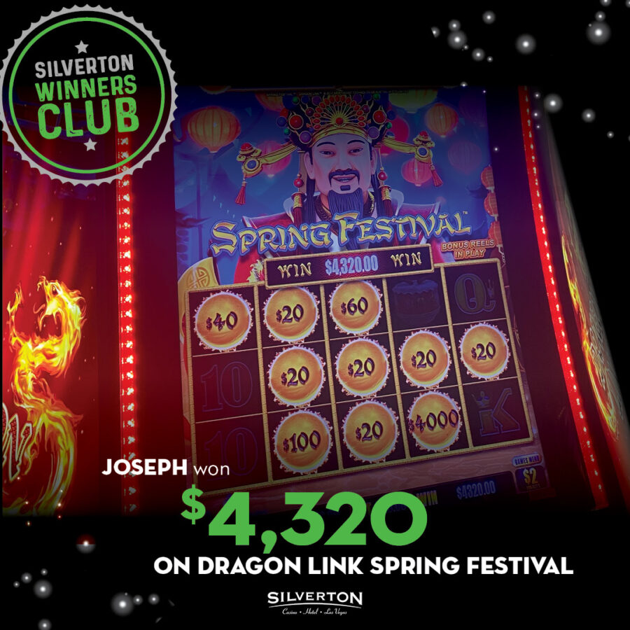 April Winners Club Joseph