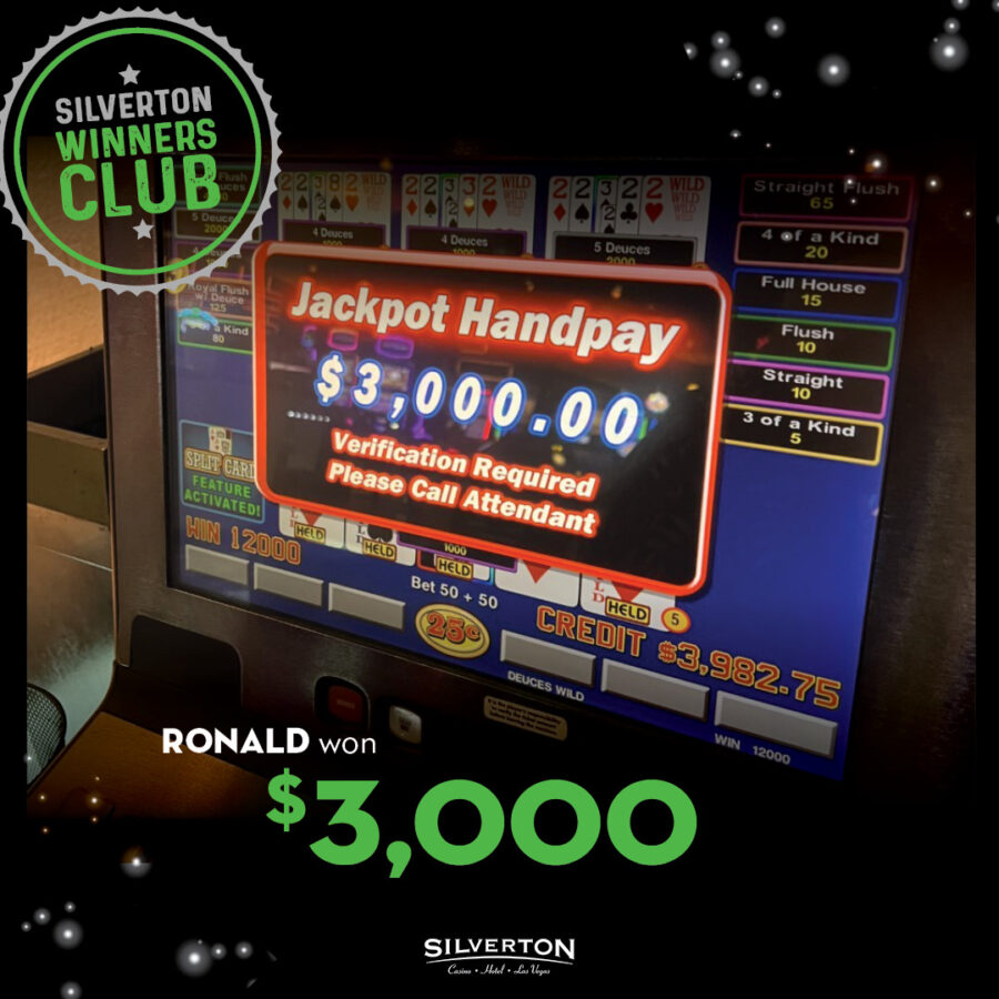 April Winners Club Ronald