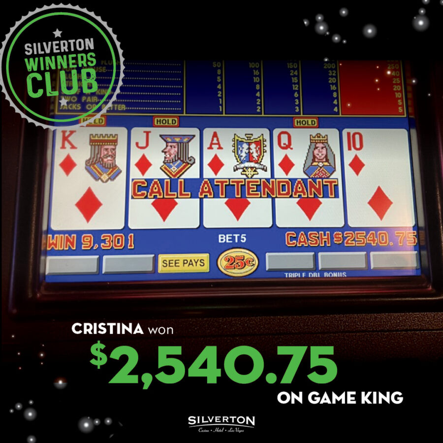 April Winners Club Cristina