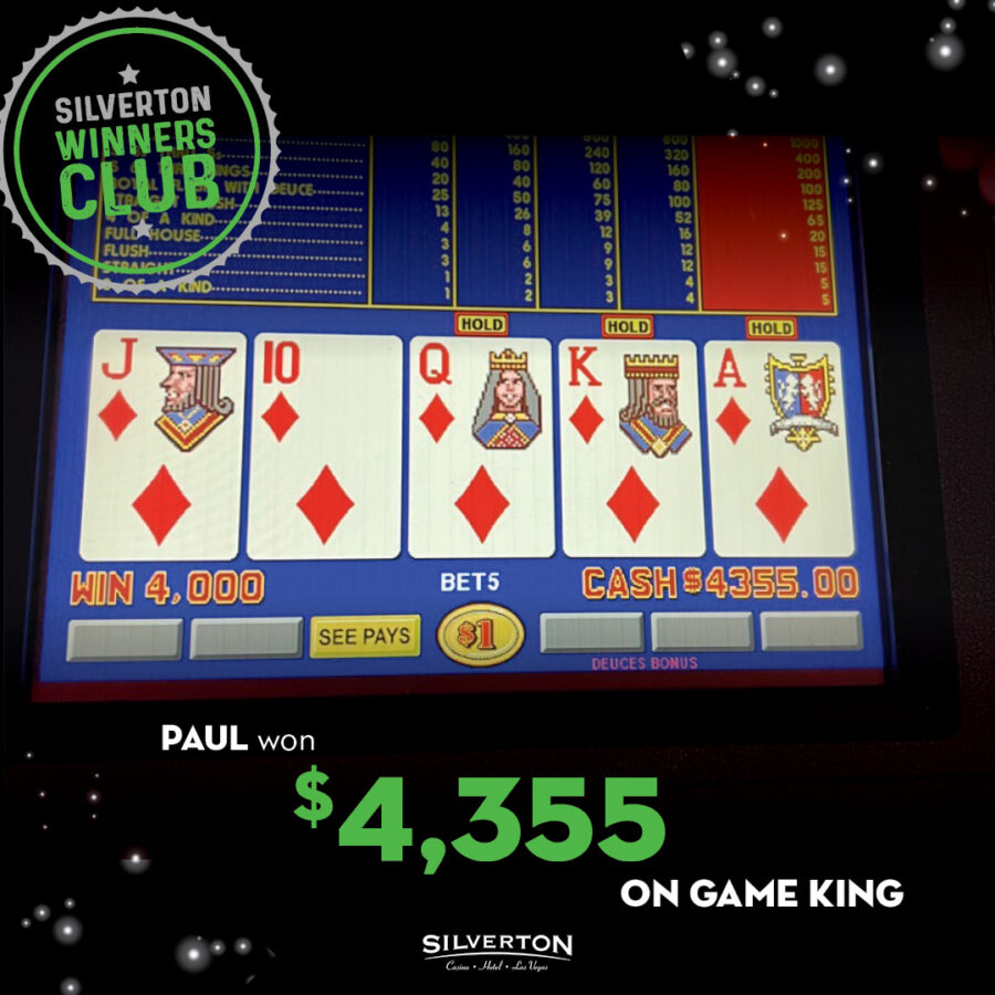 April Winners Club Paul