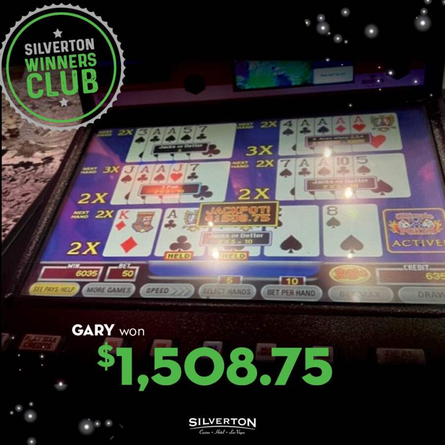 April Winners Club Gary