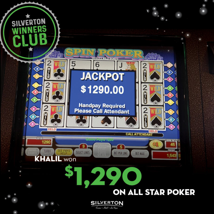 April Winners Club Khalil