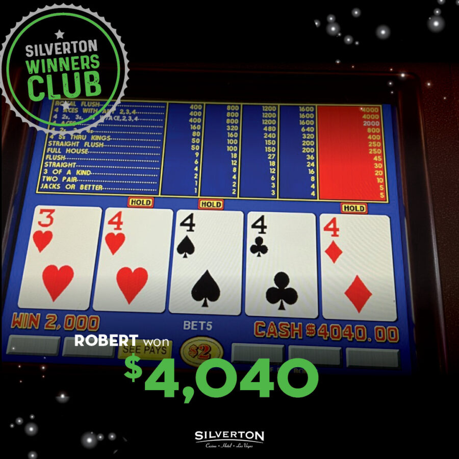 April Winners Club Robert