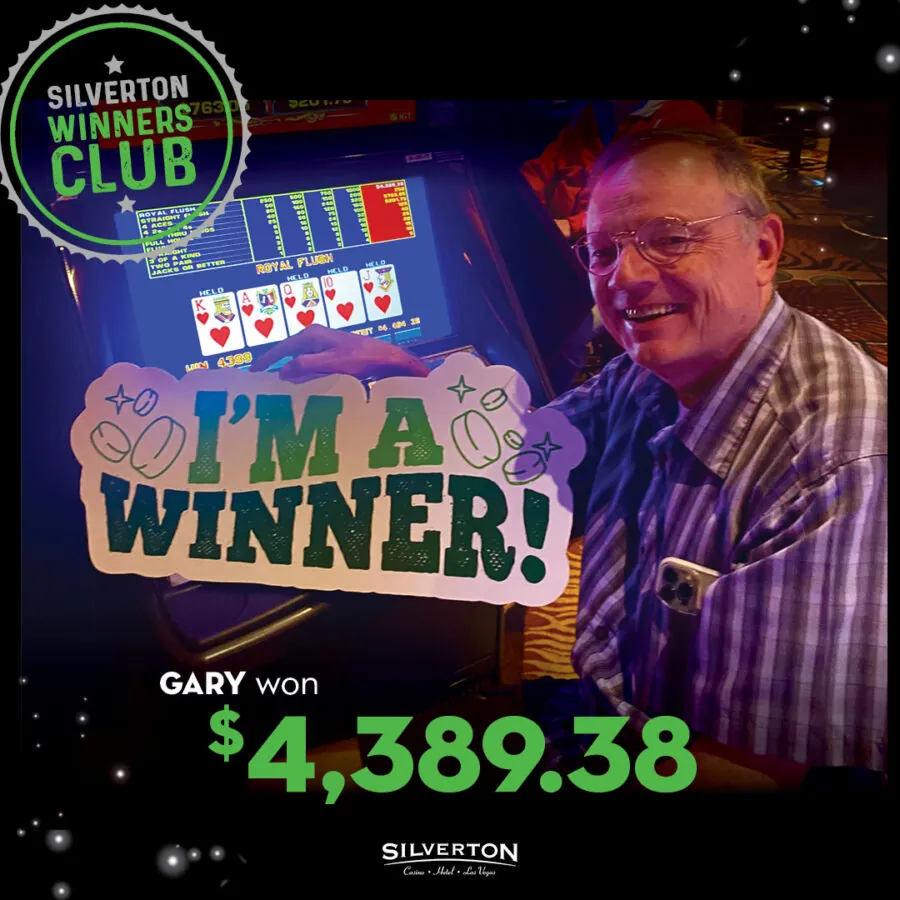 April Winners Club Gary