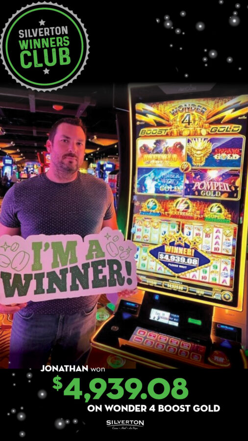 April Winners Club Jonathan