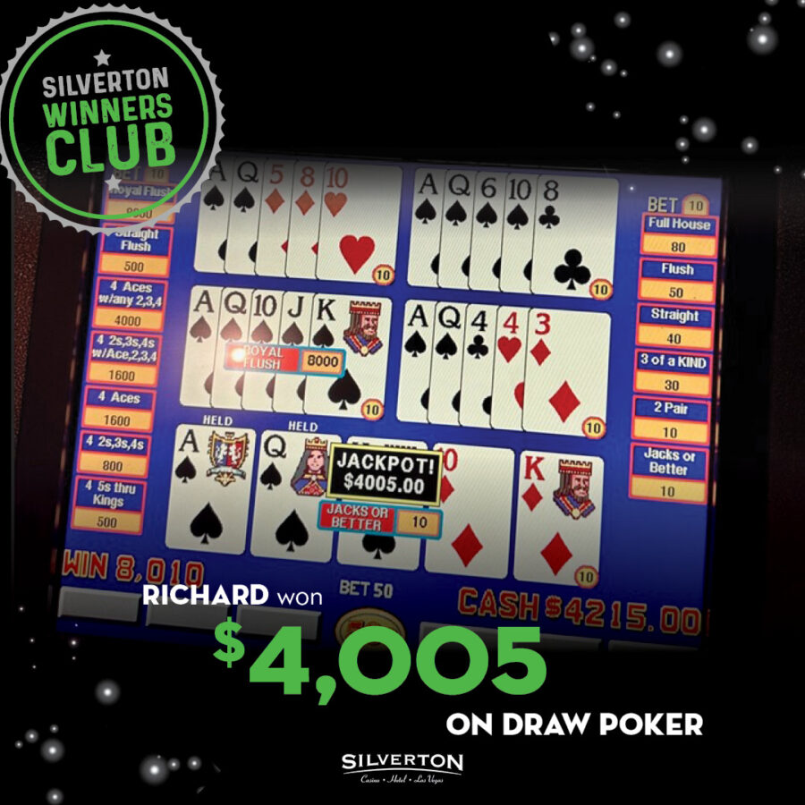 April Winners Club Richard