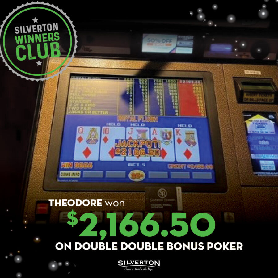 April Winners Club Theodore