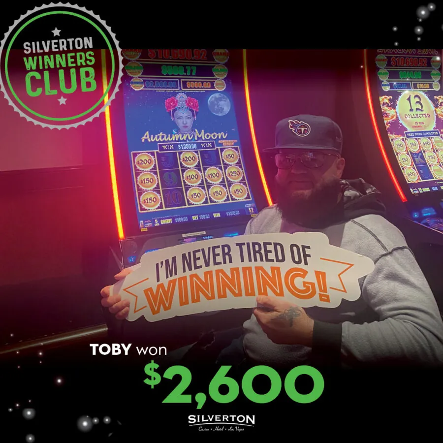 April Winners Club Toby