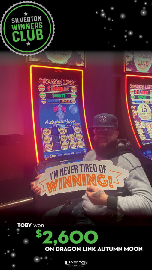 April Winners Club Toby