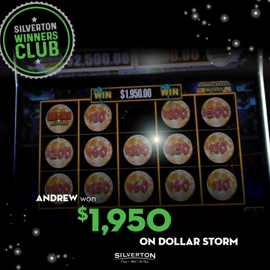 May Winners Club Andrew