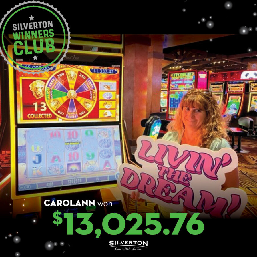 May Winners Club Carolann