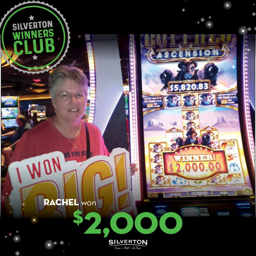 May Winners Club Rachel