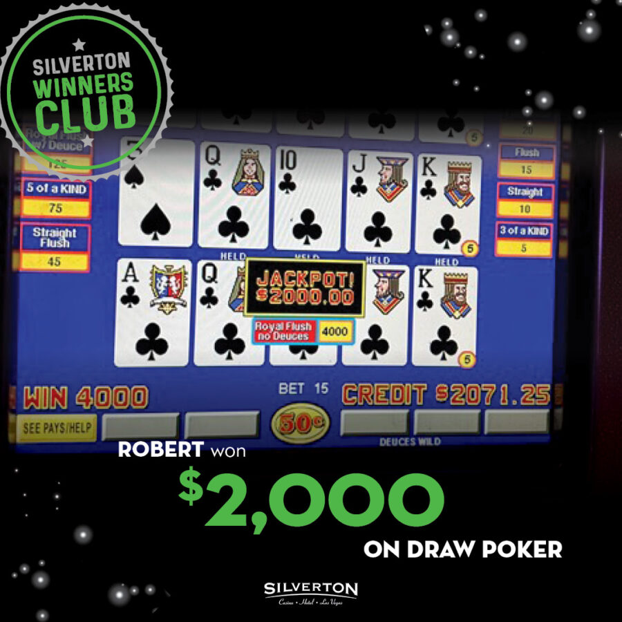 May Winners Club Robert