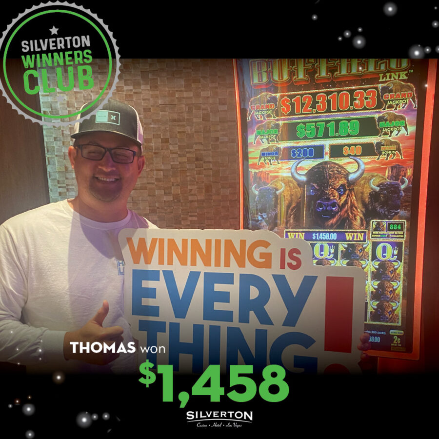 May Winners Club Thomas