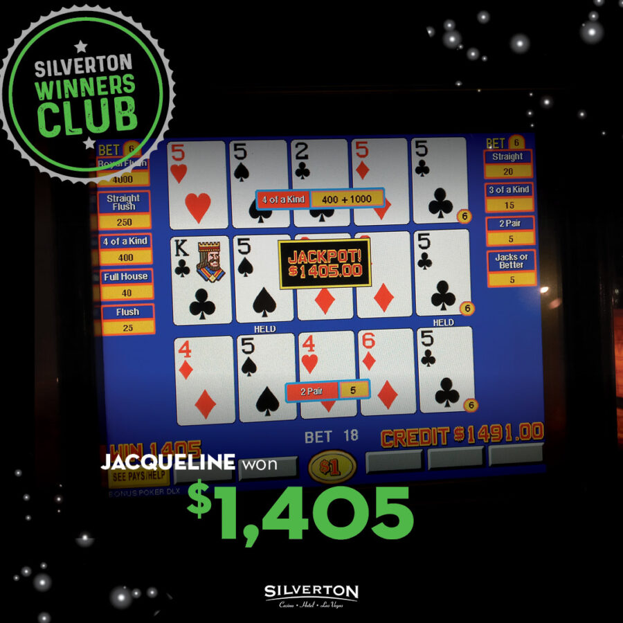 April Winners Club Jacqueline