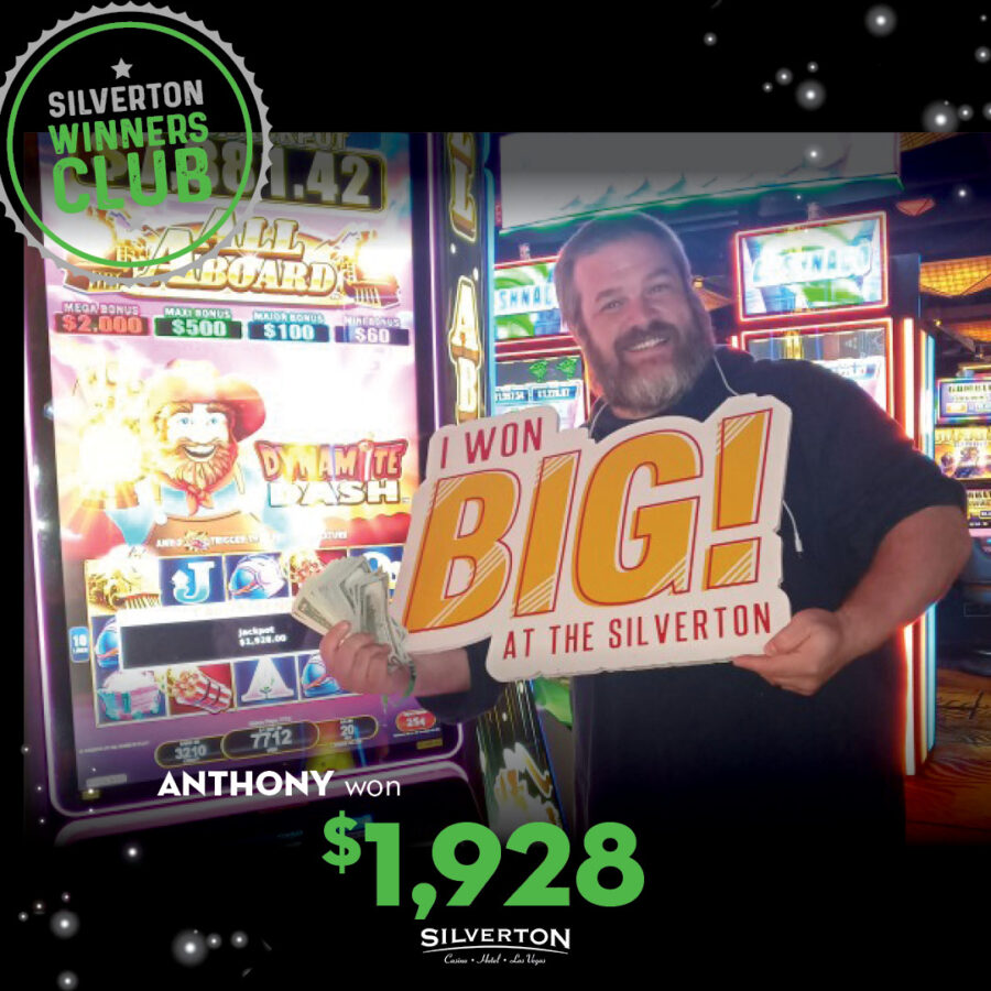 May Winners Club Anthony