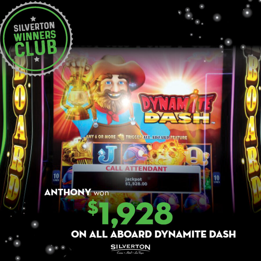 May Winners Club Anthony