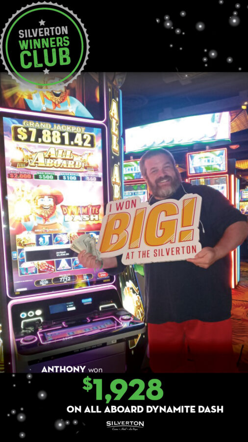 May Winners Club Anthony