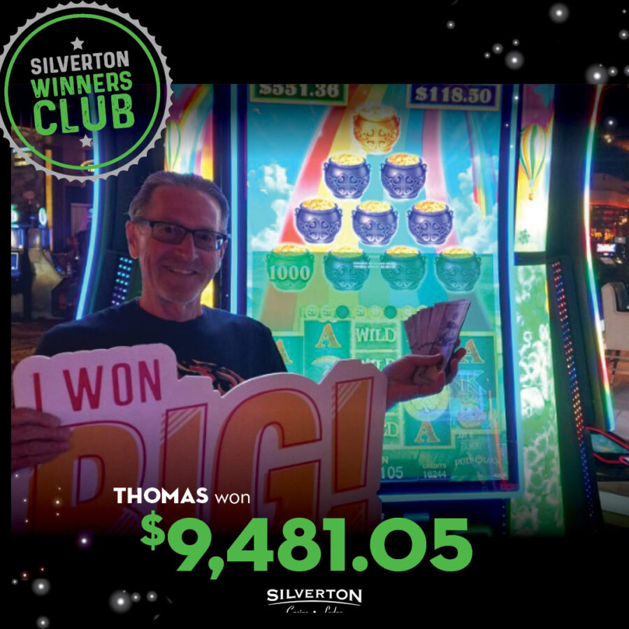 May Winners Club Thomas