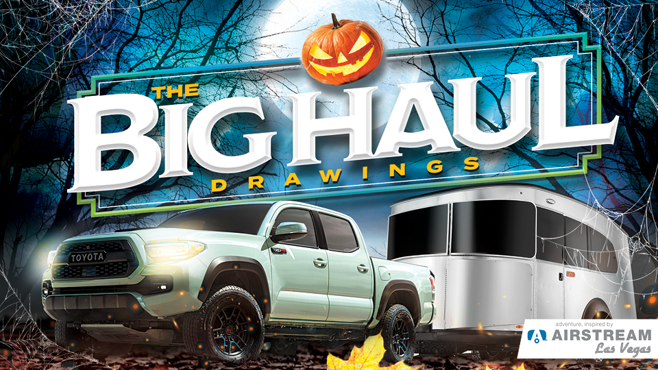 Silverton Casino The Big Haul Drawings, win a truck and travel trailer