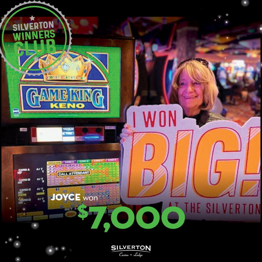 January Winners Club Joyce