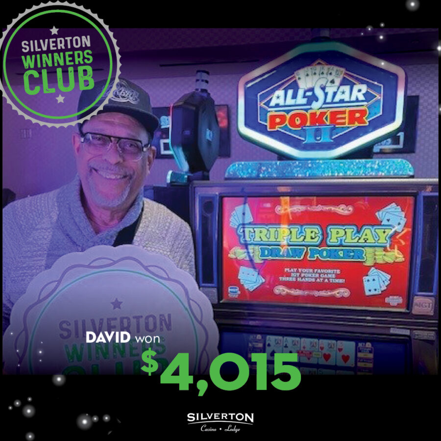 February Winners Club David