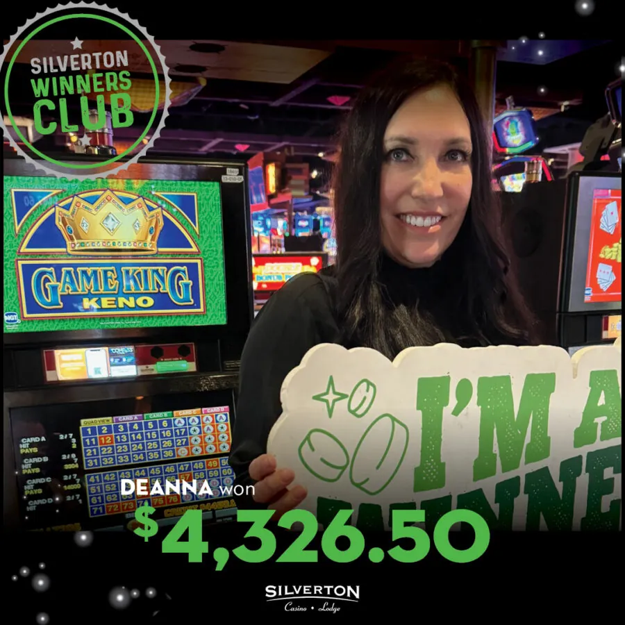 February Winners Club Deanna