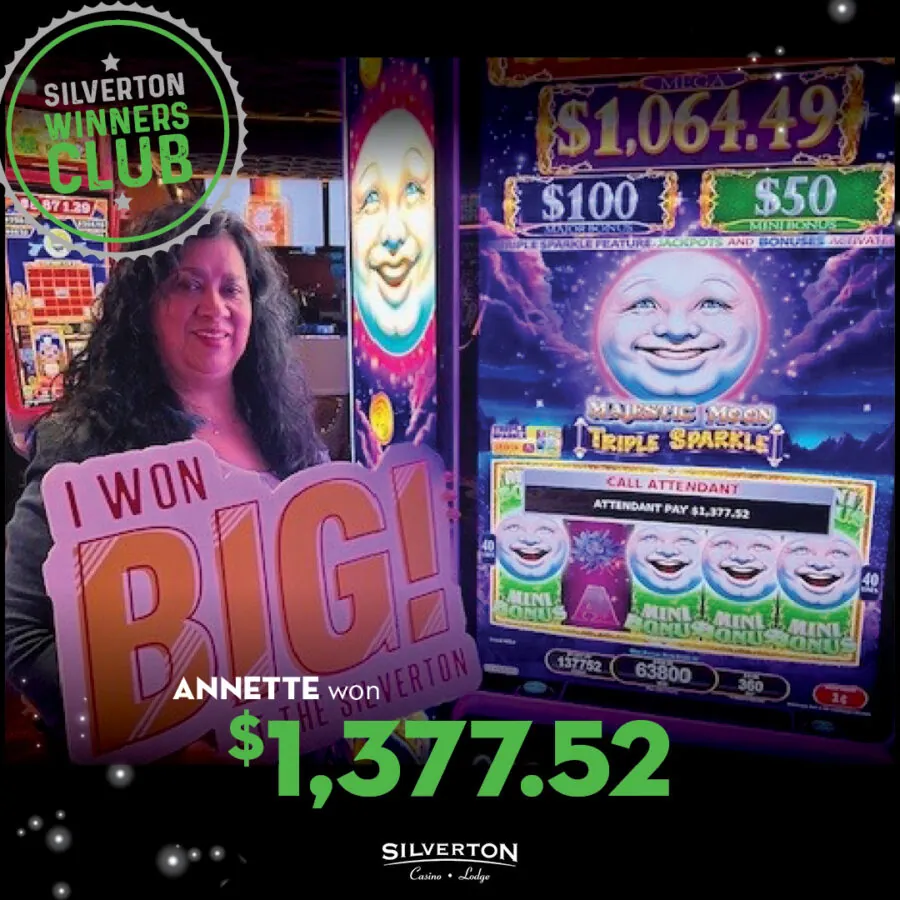 March Winners Club Annette