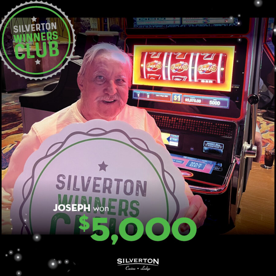 March Winners Club Joseph