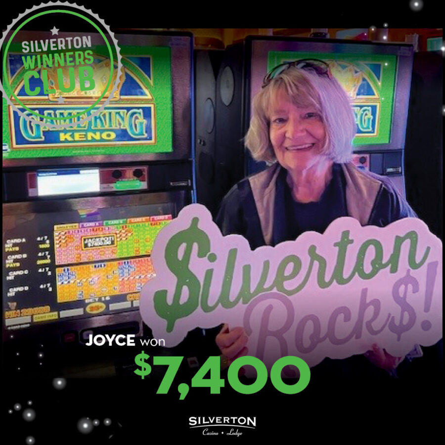 March Winners Club Joyce