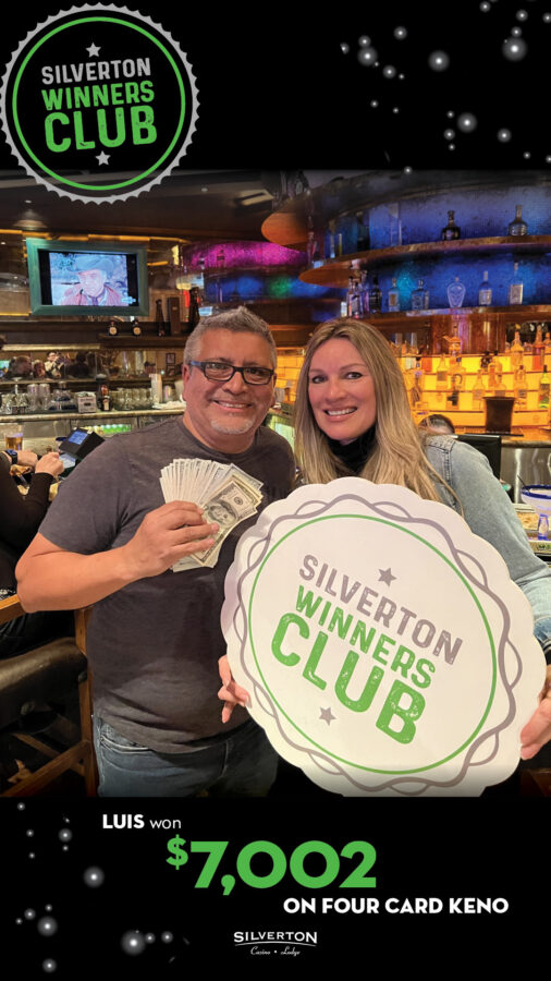 March Winners Club Luis