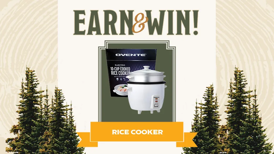 Earn & Win Rice Cooker