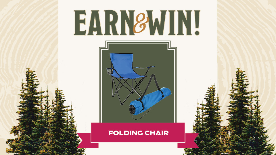 Earn & Win Folding Chair